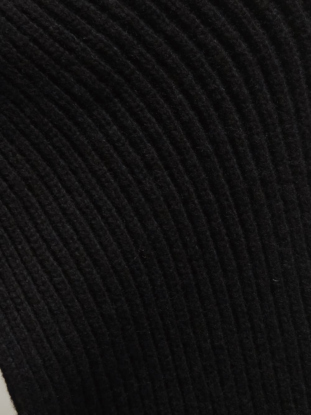 HYKE(ハイク) RIBBED-KNIT WOOL CROPPED BOLERO