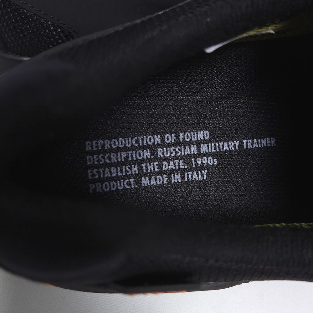 【SALE】REPRODUCTION OF FOUND(リプロダクションオブファウンド) RUSSIAN MILITARY TRAINER