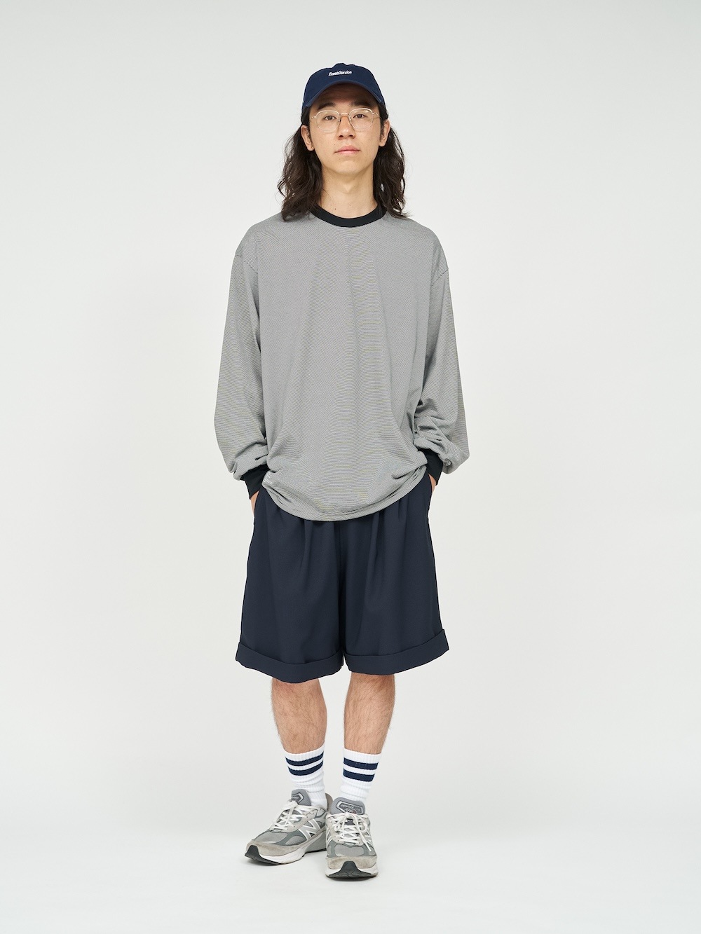 FreshService(フレッシュサービス) MICRO BORDER L/S TEE