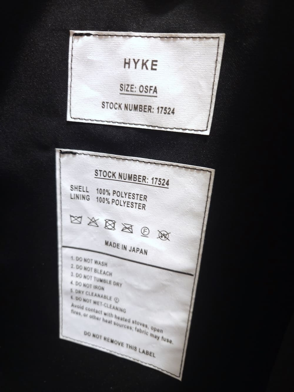 HYKE(ハイク) FAUX SHEARLING CROPPED VEST