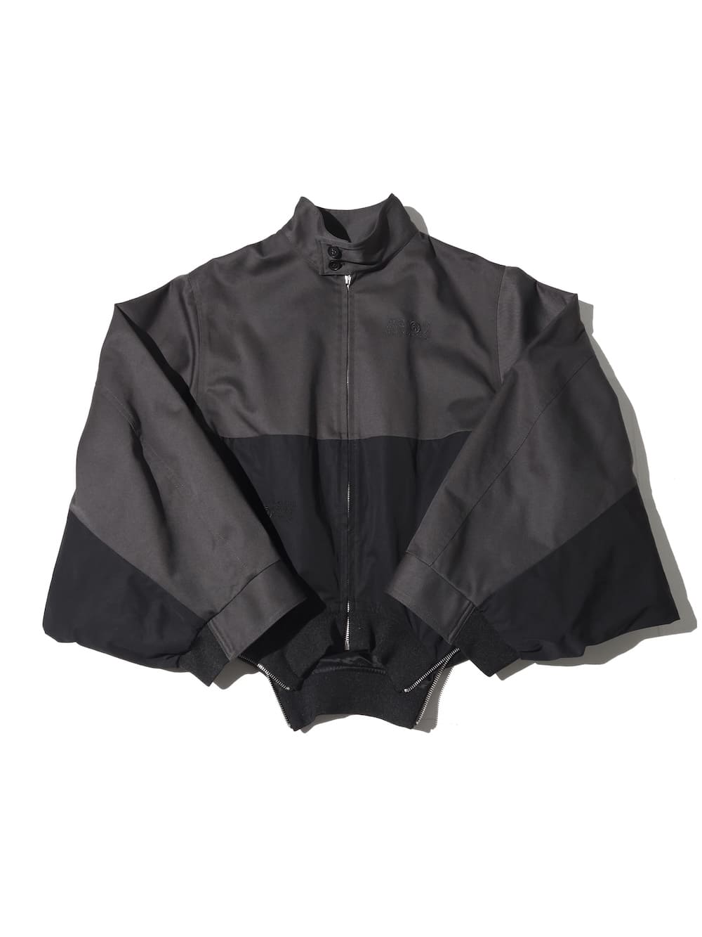 MM6 Maison Margiela(エムエムシックスメゾンマルジェラ) ミラード ツートーン ジップジャケット