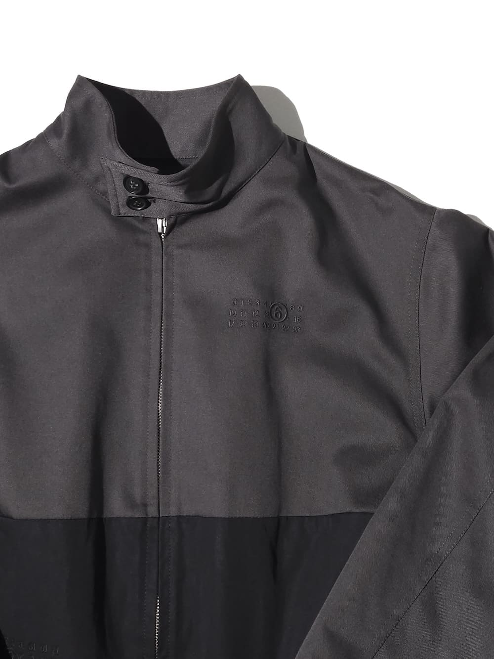 MM6 Maison Margiela(エムエムシックスメゾンマルジェラ) ミラード ツートーン ジップジャケット