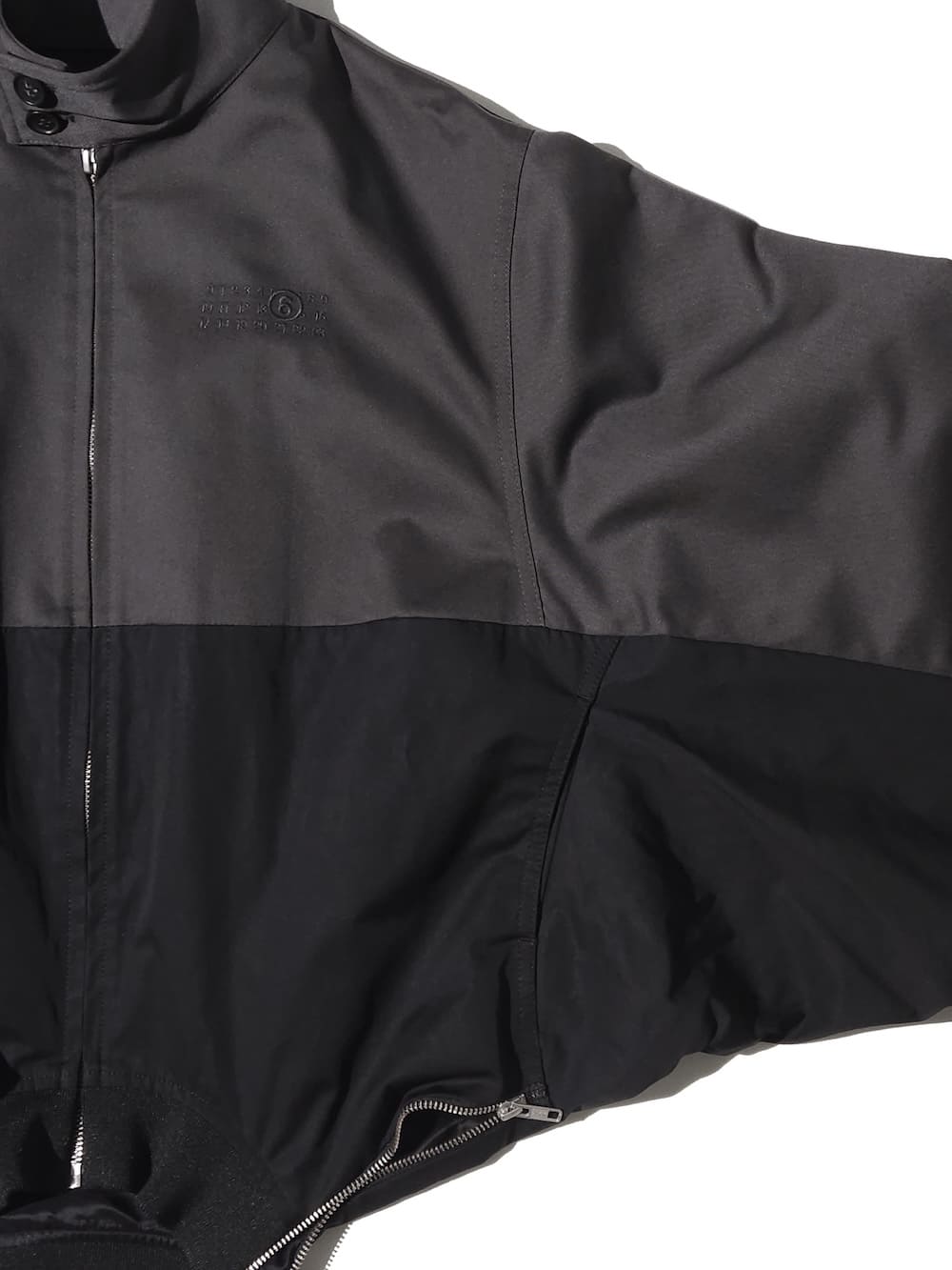 MM6 Maison Margiela(エムエムシックスメゾンマルジェラ) ミラード ツートーン ジップジャケット