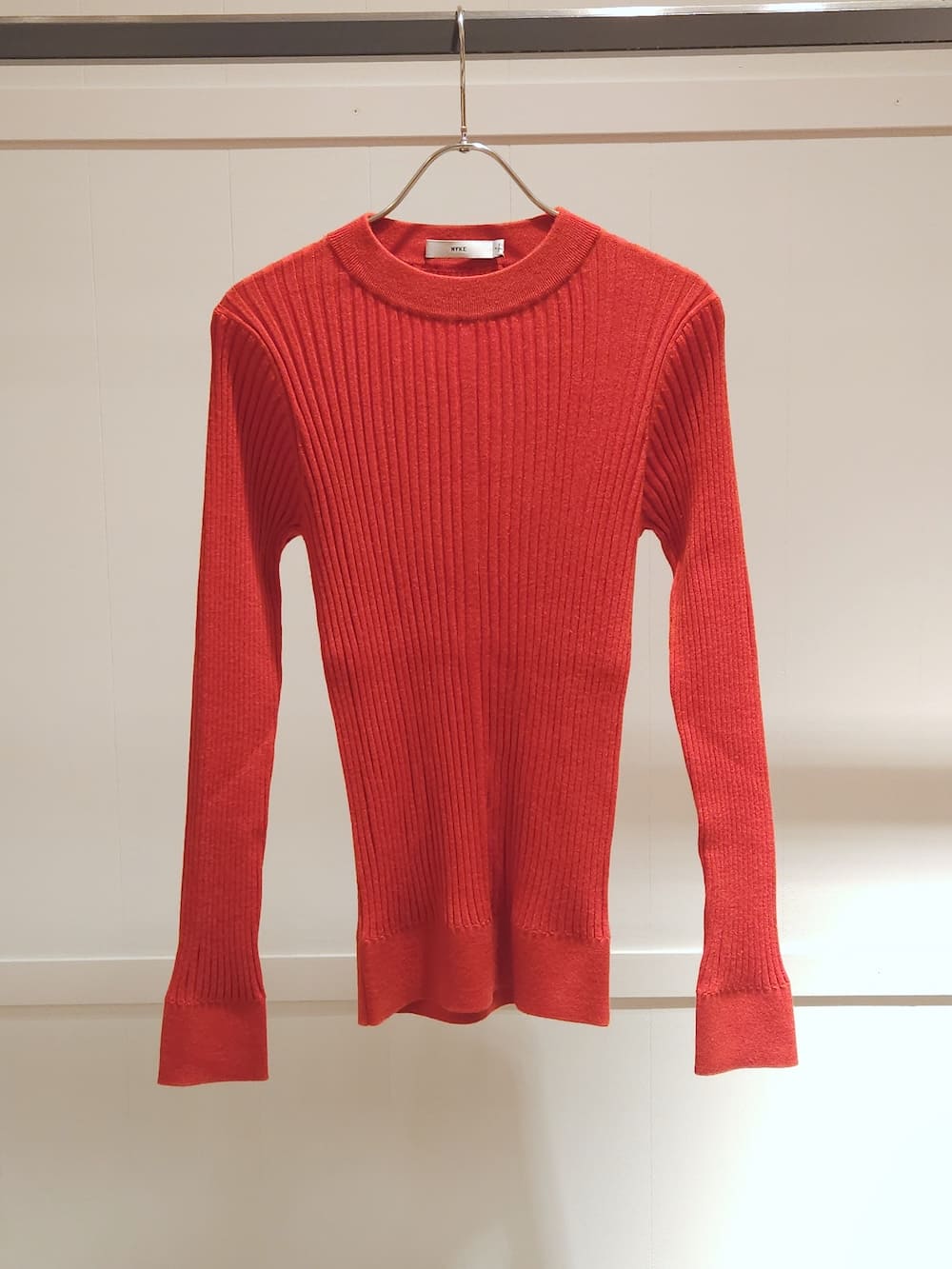 HYKE(ハイク) WIDE RIBBED SWEATER