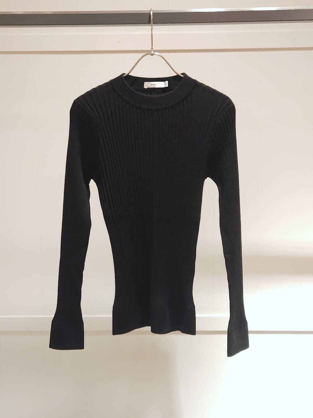 HYKE(ハイク) WIDE RIBBED SWEATER