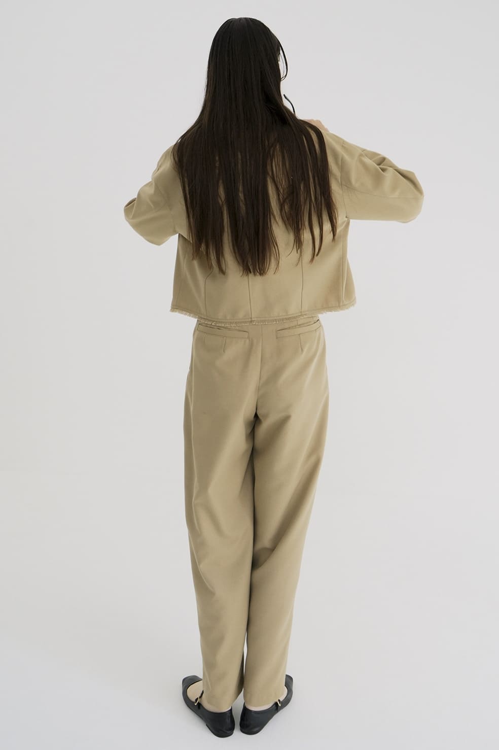 【SALE】CLANE(クラネ) WIDE BELT TUCK PANTS