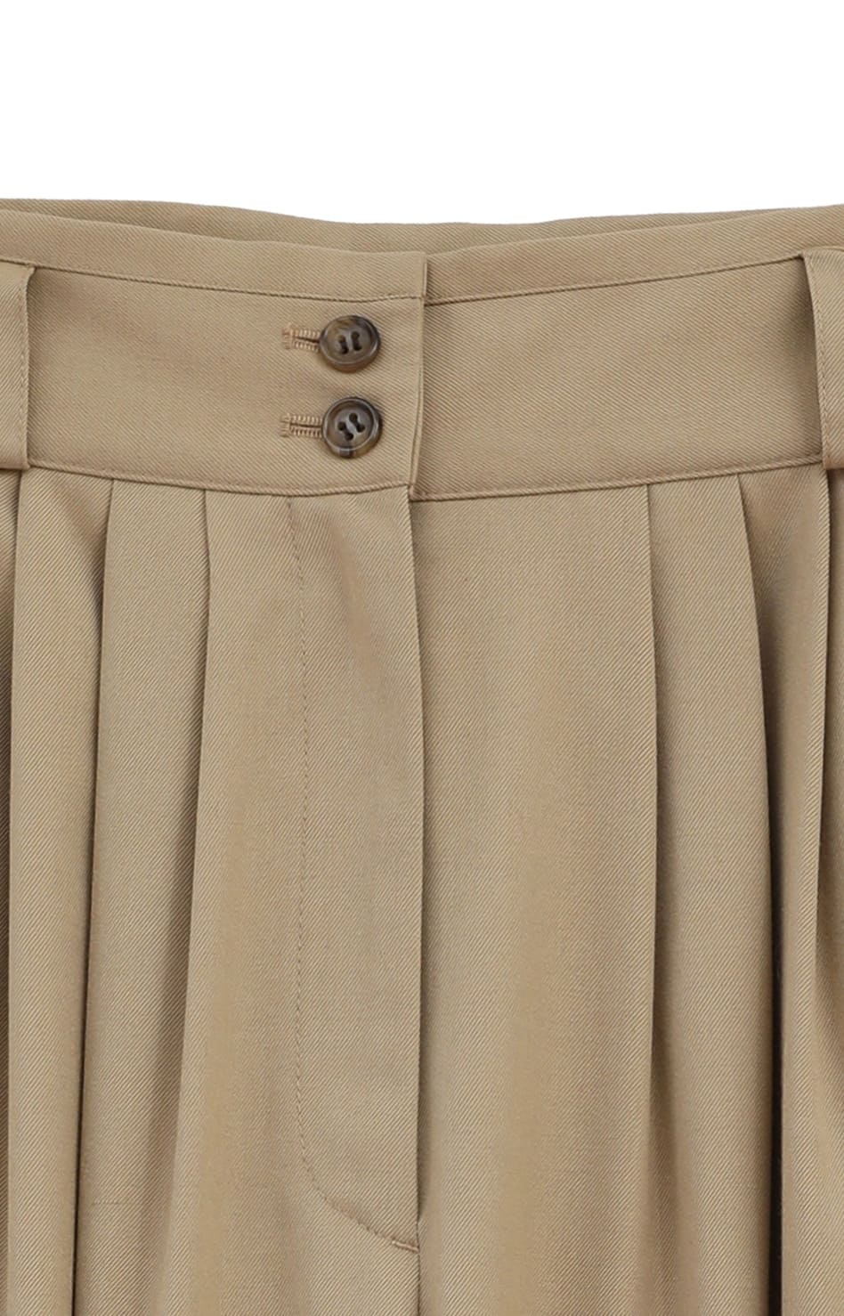 【SALE】CLANE(クラネ) WIDE BELT TUCK PANTS