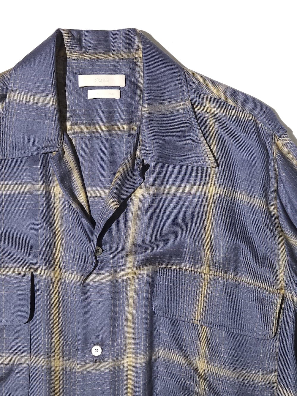YOKE(ヨーク) Ombre Plaid Wpocket Shirt
