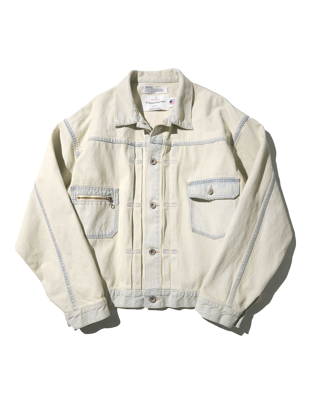 【SALE】DAIRIKU(ダイリク) Ice Wash 2PKT Denim jacket