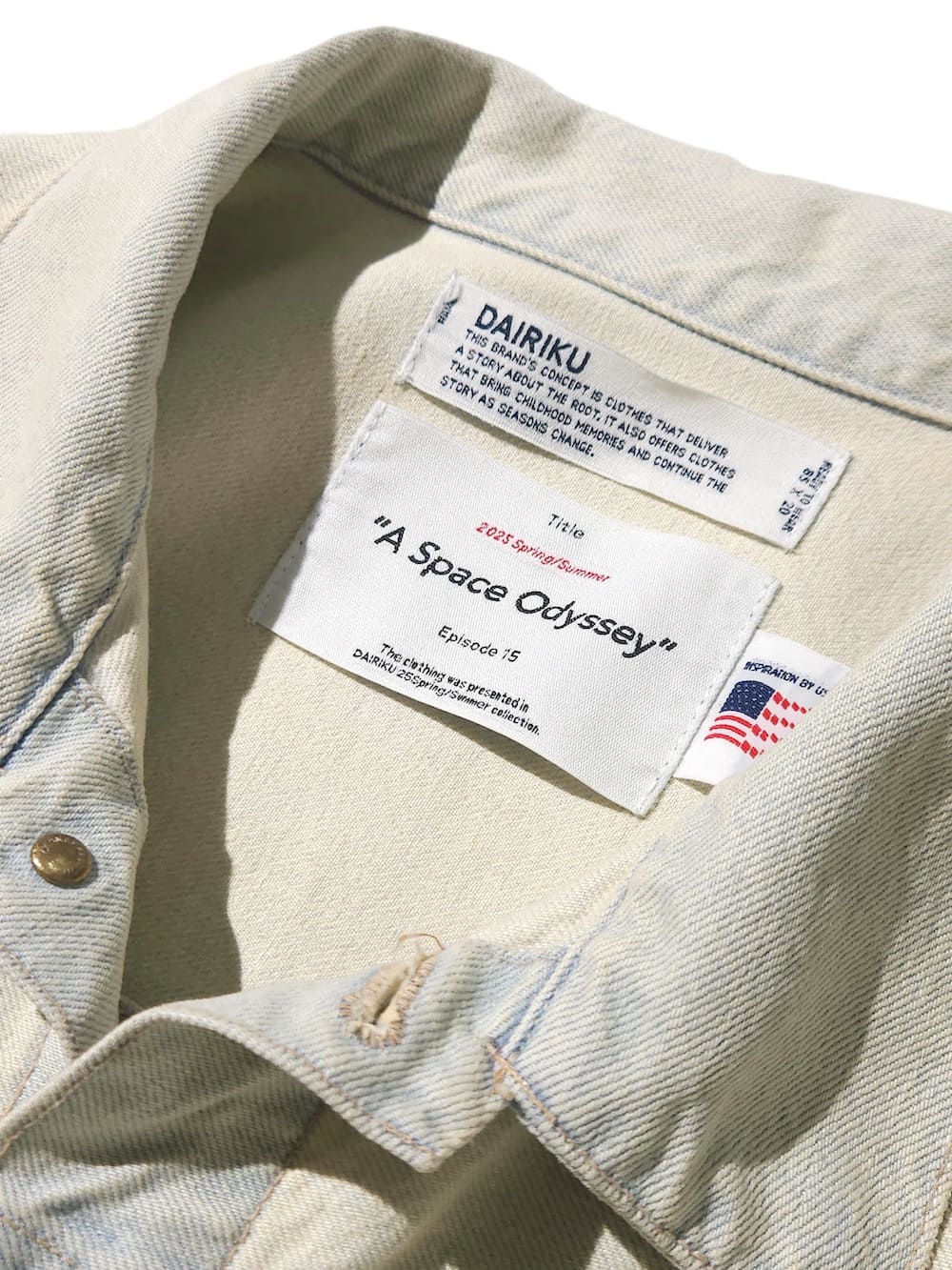 【SALE】DAIRIKU(ダイリク) Ice Wash 2PKT Denim jacket