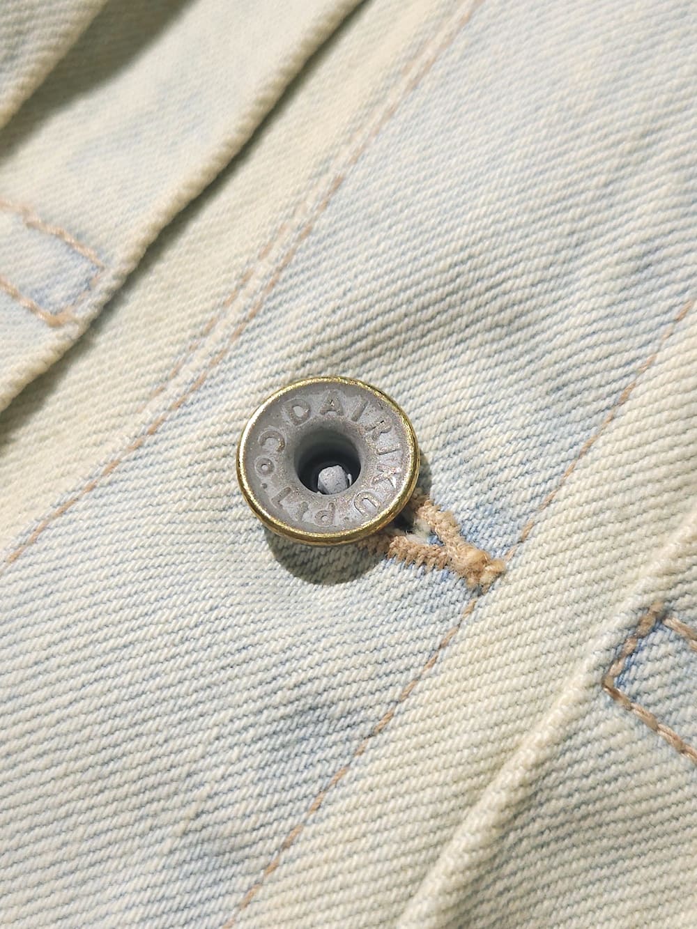 【SALE】DAIRIKU(ダイリク) Ice Wash 2PKT Denim jacket