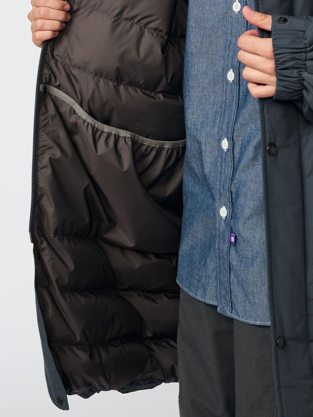 ノースフェイス パープルレーベル DOWN LINING TRAVEL COAT THE NORTH FACE PURPLE LABEL ○460775 ノースフェイス パープル