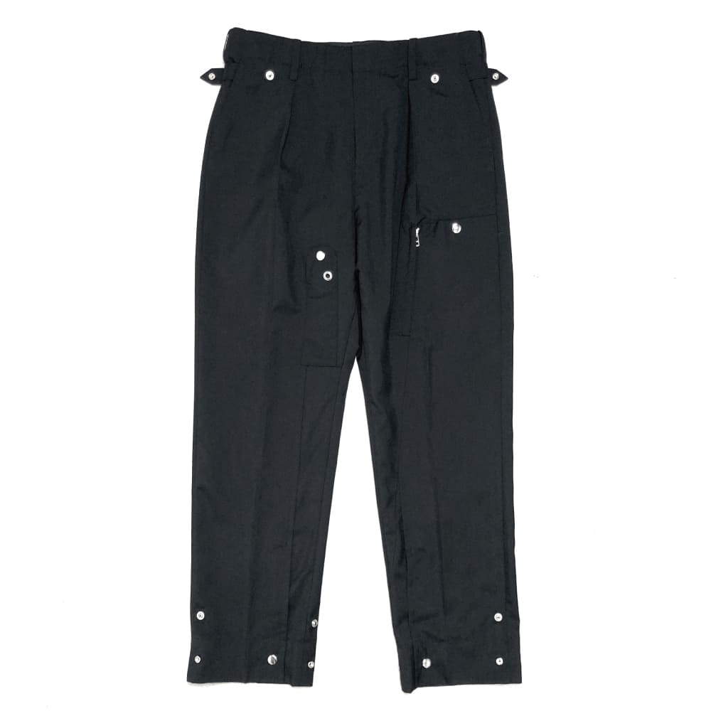 SALETamme() K-2B STRAIGHT SLACKS BLACK