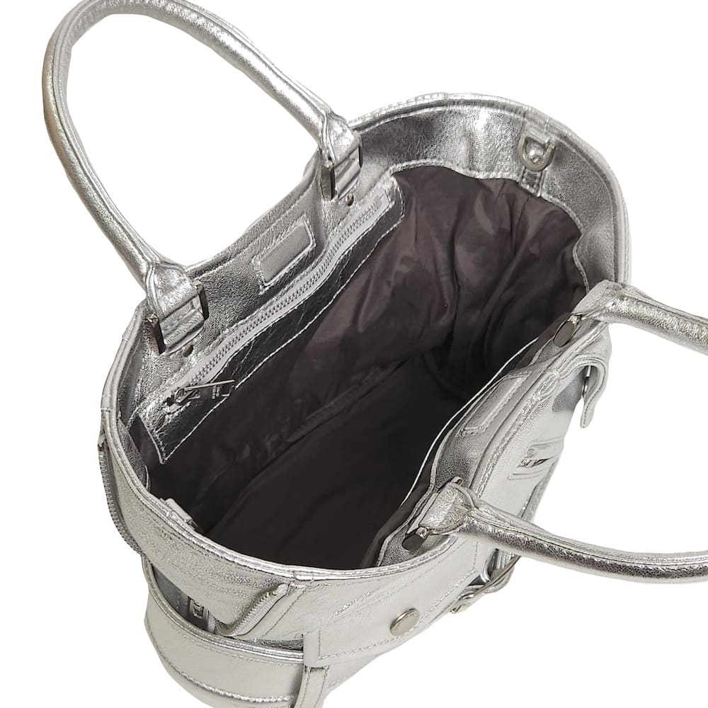 beautiful people(ビューティフルピープル) riders kids tote bag silver