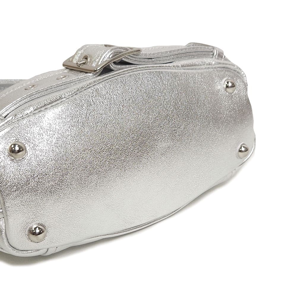 beautiful people(ビューティフルピープル) riders kids tote bag silver