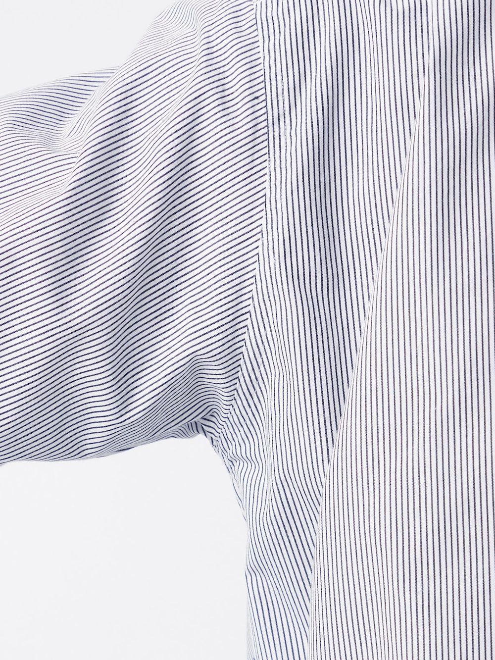 【SALE】nanamica(ナナミカ) Regular Collar Stripe Wind Shirt