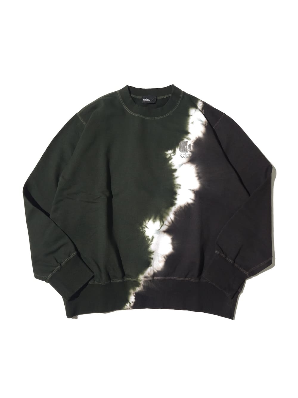 kolor(カラー) Tiedye Long Sleeve Crew Sweat