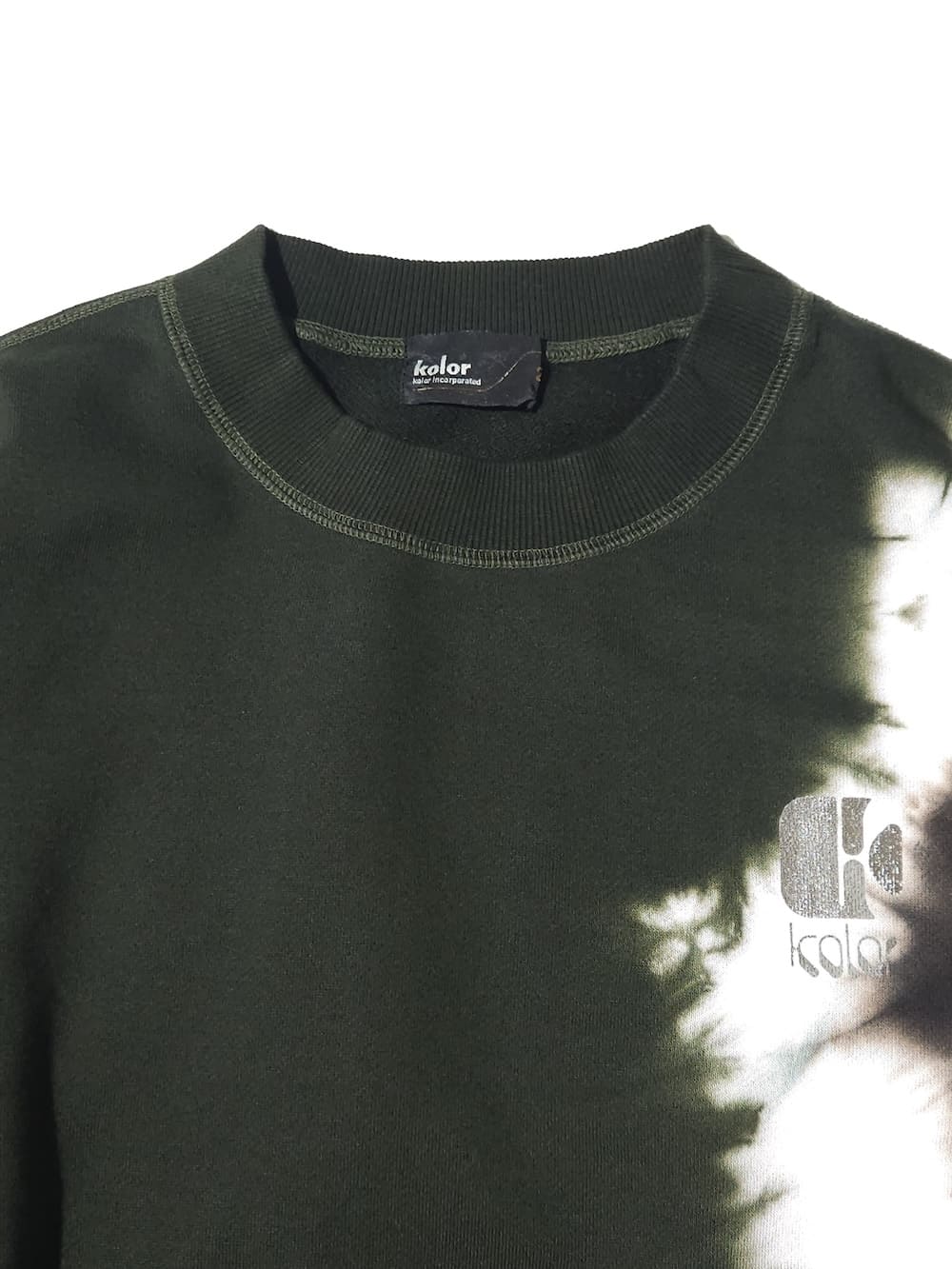 kolor(カラー) Tiedye Long Sleeve Crew Sweat