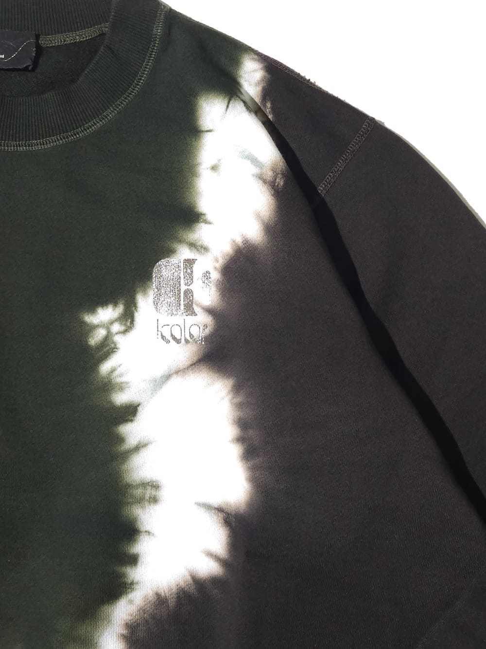 kolor(カラー) Tiedye Long Sleeve Crew Sweat