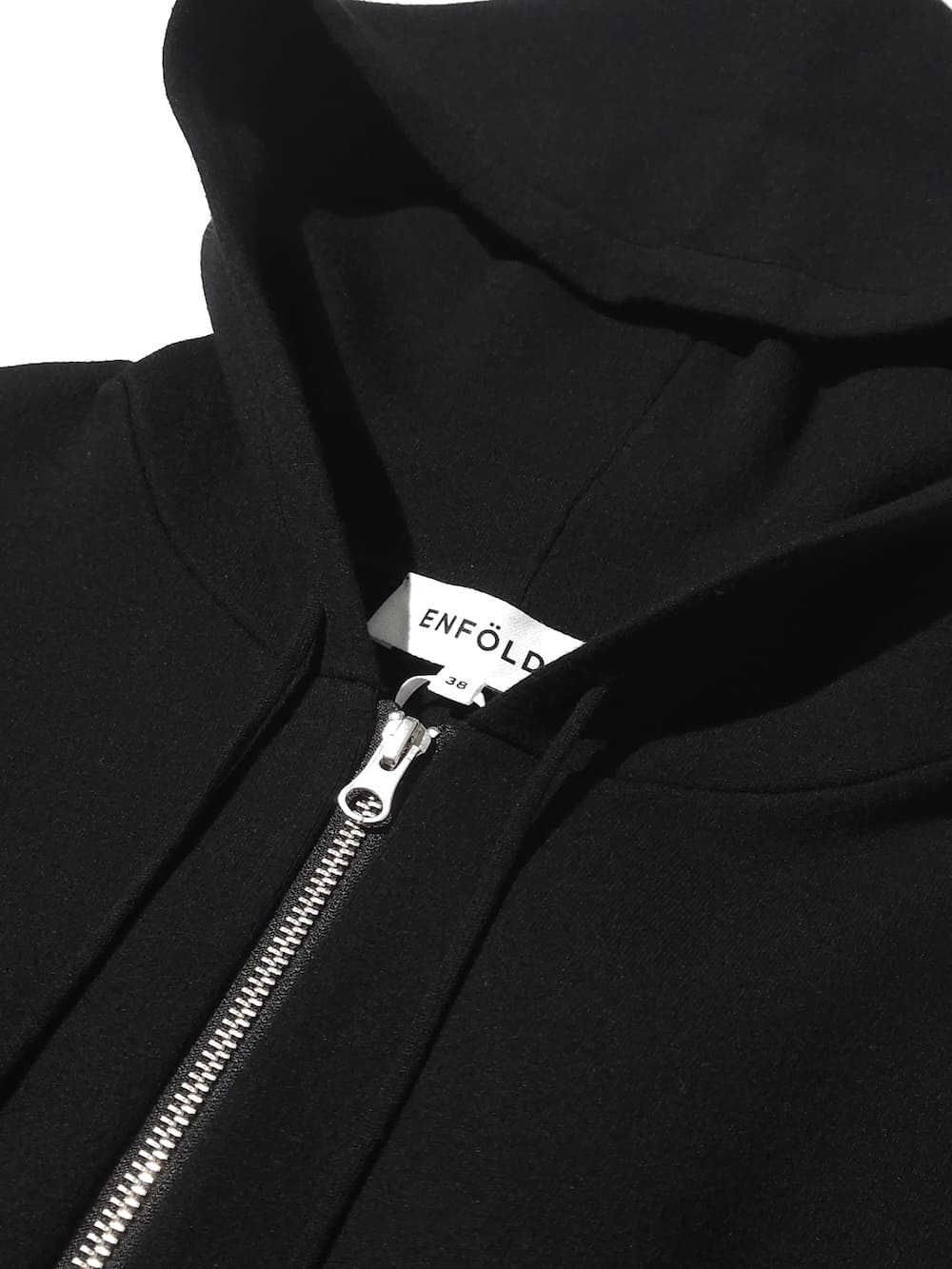 ENFOLD(エンフォルド) KNIT HOODIE