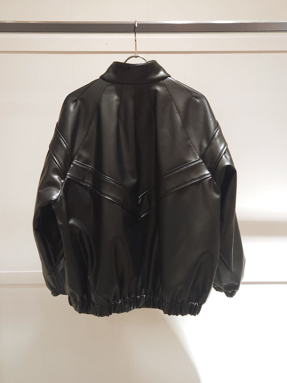 HYKE(ハイク) FAUX LEATHER JACKET
