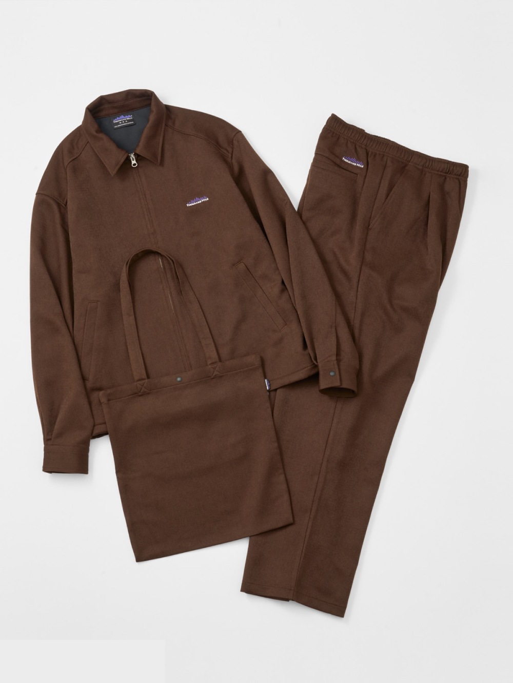 THOUSAND MILE(サウザンドマイル) ZIP BLOUSON＆PANTS＆BAG SET UP