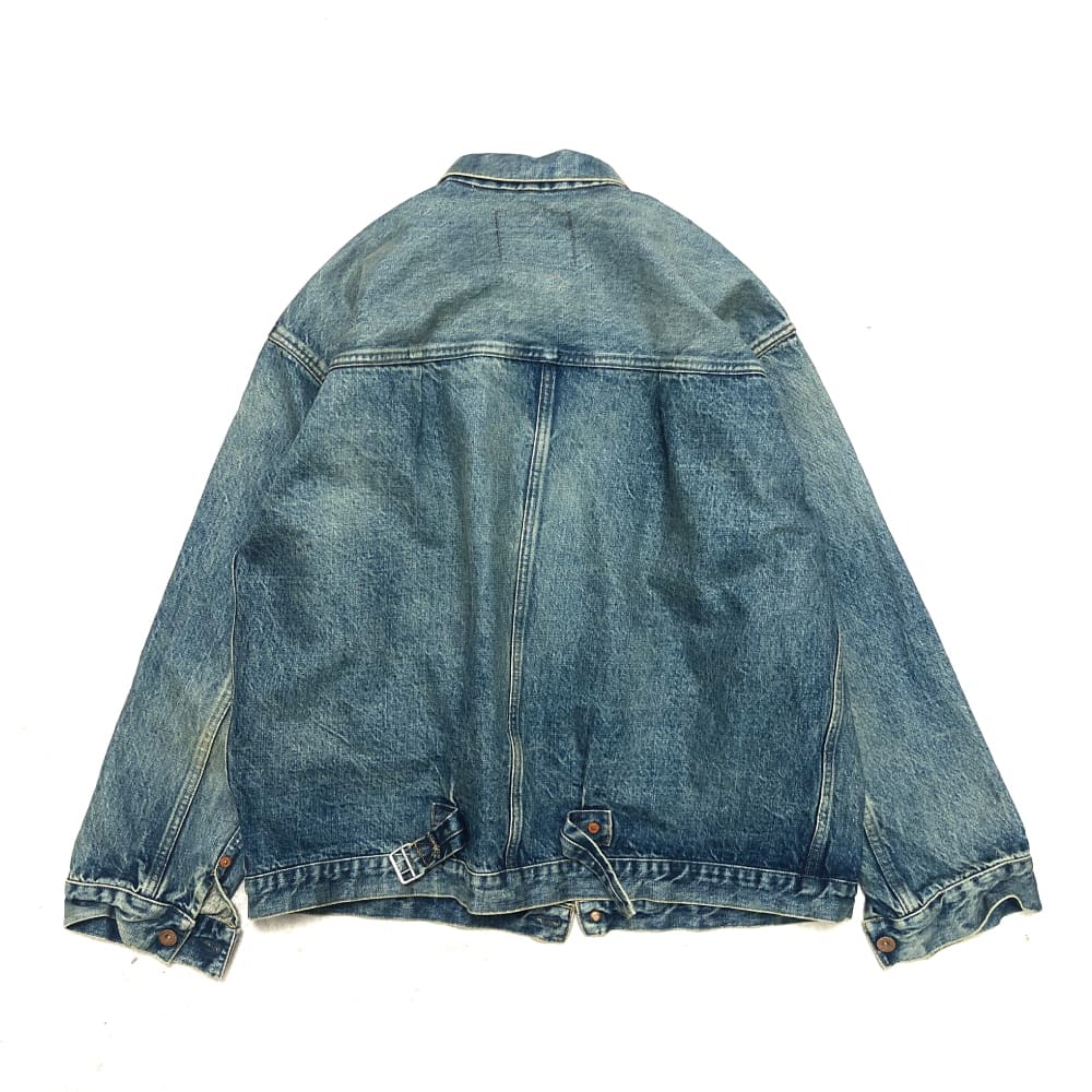 INTERIM(ƥ) HYPER BIG WWII "1ST" KIBATA VINTAGE WASH SHUTTLE DENIM JACKET