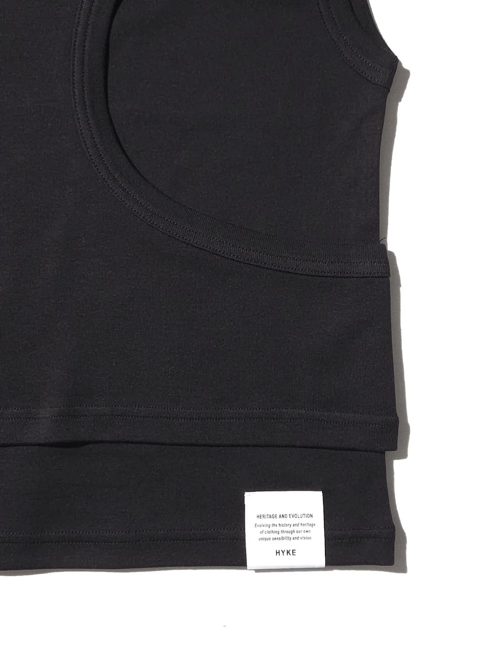 t★【新品・タグ付き】hykeハイクLAYERED TANK TOP LAYERED TANK TOP-レイヤードタンクトップ-HYKE（ハイク）通販