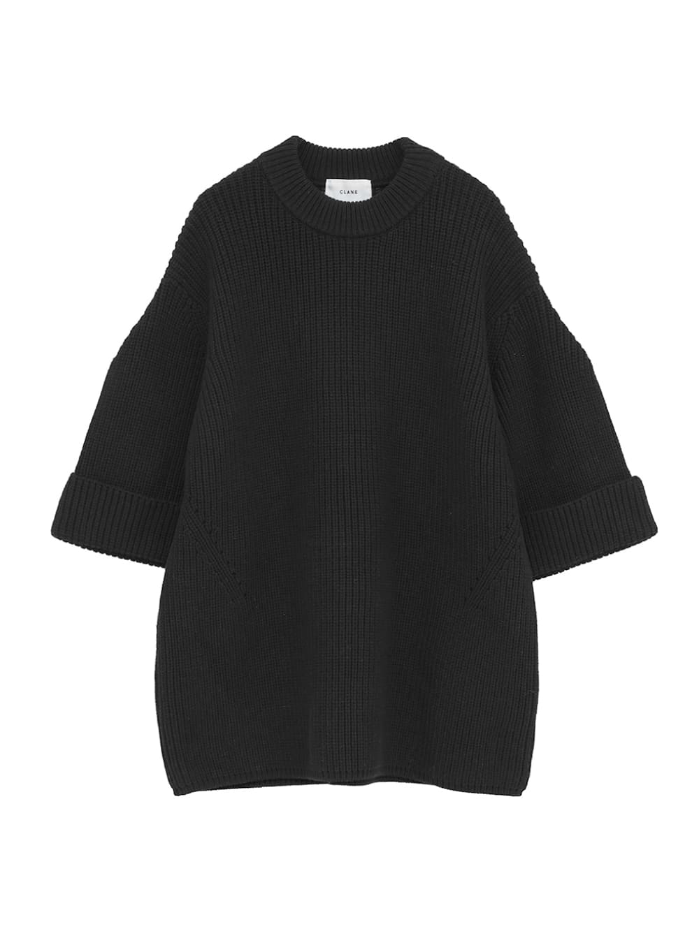 CLANE(クラネ) OVER HALF SLEEVE KNIT TOPS