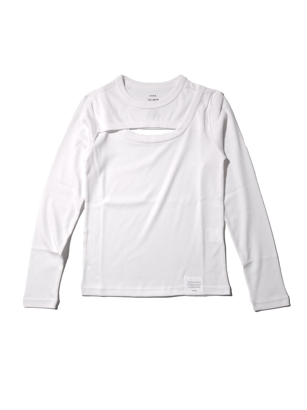 トップス HYKE LAYERED LONG SLEEVE HYKE(ハイク) LAYERED LONG SLEEVE - COLDBECK ONLINE（コール