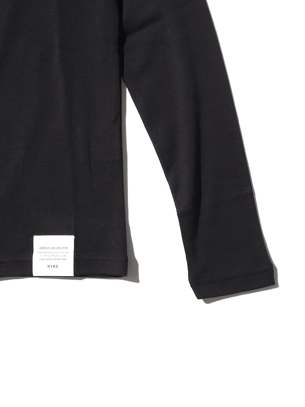 HYKE ハイク　LAYERED LONG SLEEVE BLACK HYKE(ハイク) LAYERED LONG SLEEVE - COLDBECK ONLINE（コール