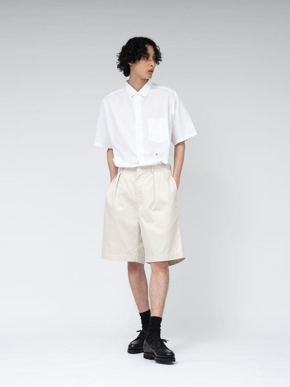 SALE】nanamica(ナナミカ) Regular Collar Wind S/S Shirt - COLDBECK