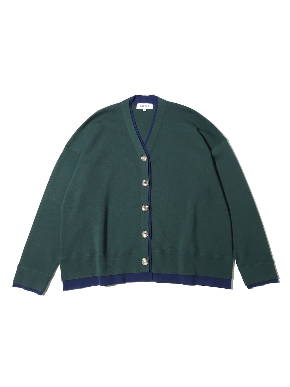 ENFOLD(エンフォルド) FAKE-LAYERED CARDIGAN