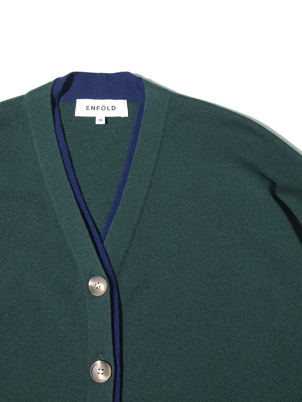 ENFOLD(エンフォルド) FAKE-LAYERED CARDIGAN