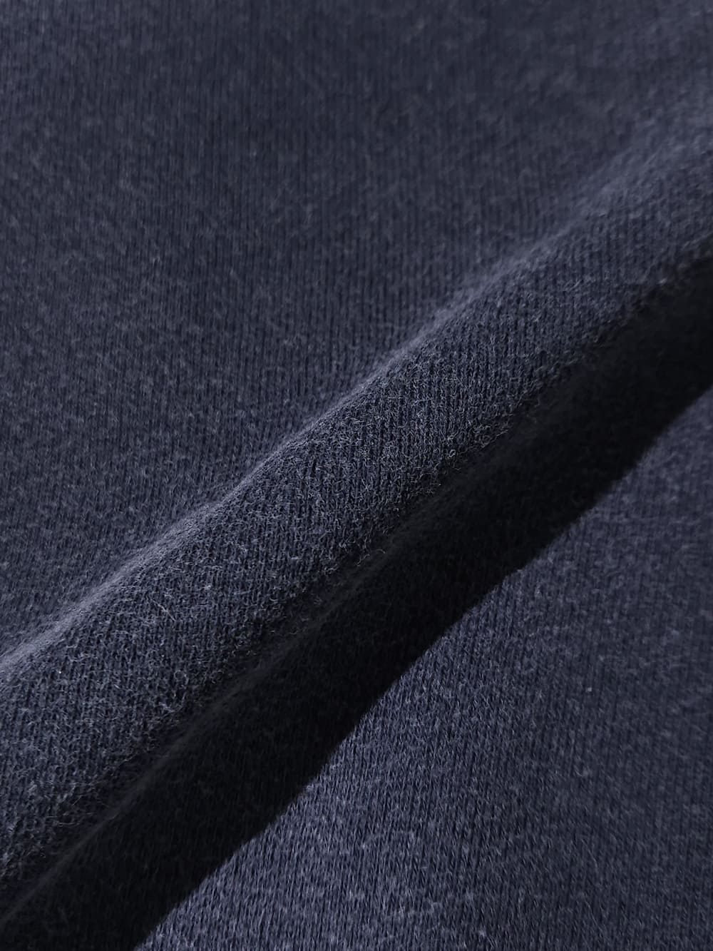 INTERIM(インテリム) VINTAGE FADE HALF ZIP COLLAR SWEAT SHIRT