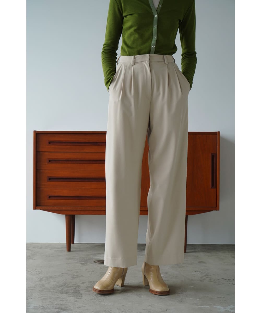 CLANE(クラネ) BASIC TUCK PANTS - COLDBECK ONLINE（コール