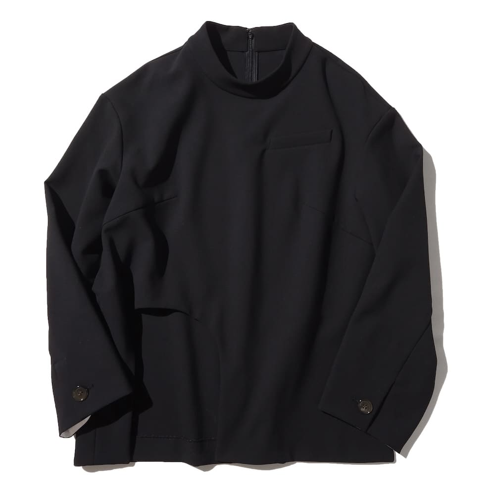 エンフォルド ROUND-HEM PULLOVER 黒 ENFOLD(エンフォルド) CIRCLE-HEM PULLOVER - COLDBECK ONLINE（コール