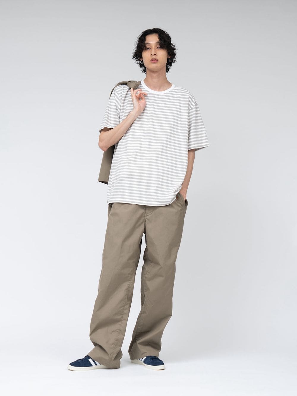 【SALE】nanamica(ナナミカ) COOLMAX Stripe Jersey Tee