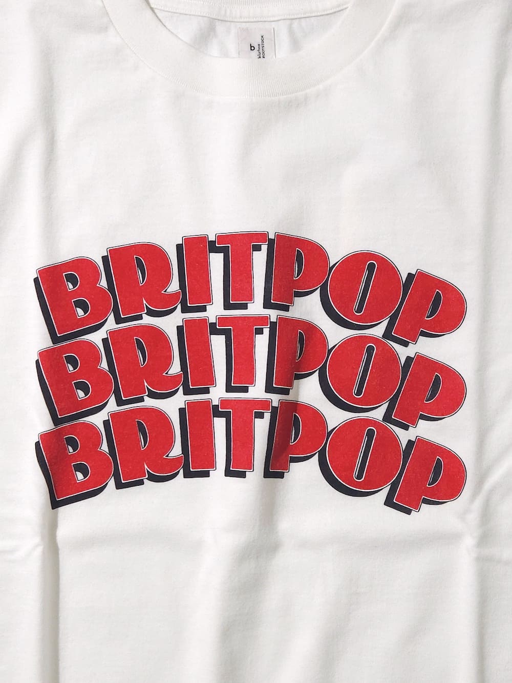 u*g様 BRITPOP Print Tee wide blurhmsROOTS blurhms ROOTSTOCK/BRITPOP Print Tee WIDE (INKBLACKxBLACK)
