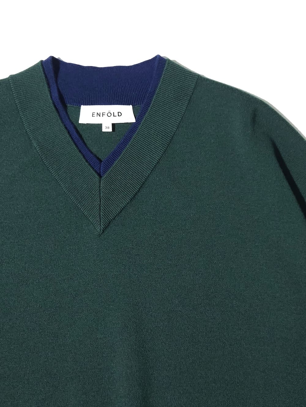 エンフォルド FAKE-LAYERED PULLOVER 38 FAKE-LAYERED PULLOVER｜38｜WHT｜SHIRTS AND BLOUSES｜|ENFÖLD