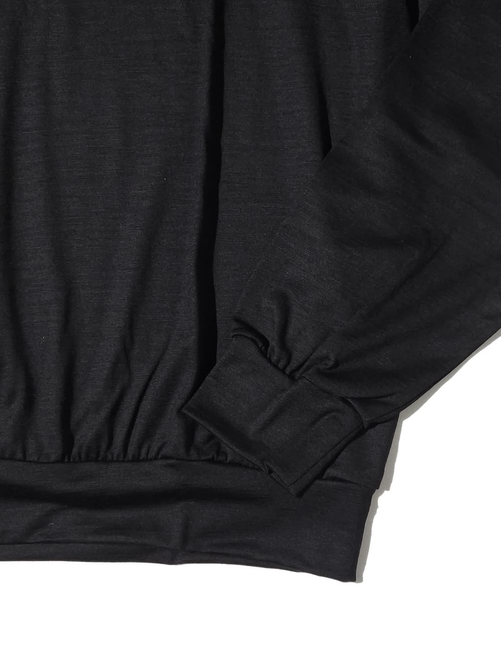 INTERIM(インテリム) EXTRA FINE MERINO WOOL JERSEY HIGH NECK HALF ZIP