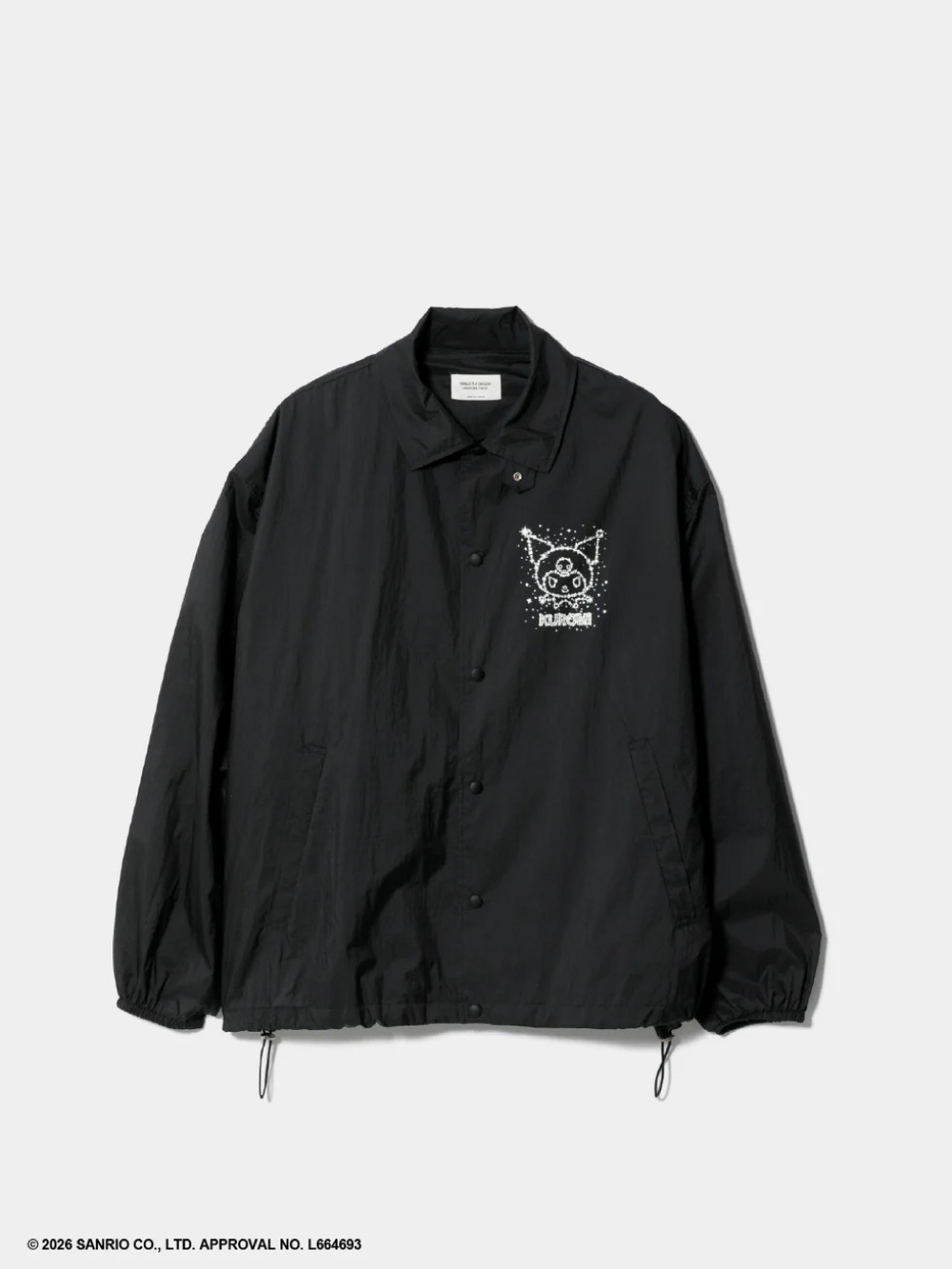 【SALE】beautiful people(ビューティフルピープル) KUROMI sheer nylon rip coach jk