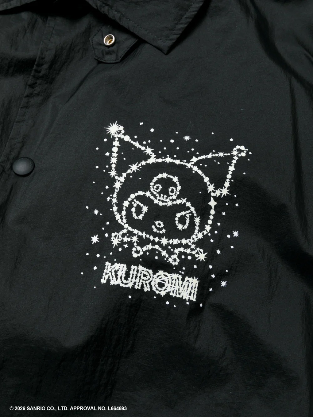 【SALE】beautiful people(ビューティフルピープル) KUROMI sheer nylon rip coach jk