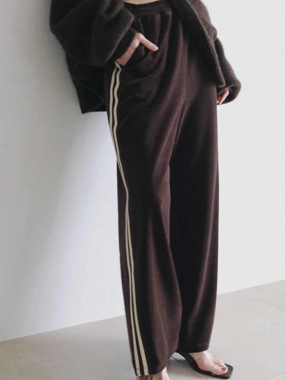 anuke(アンヌーク) Velour Track Pants - COLDBECK ONLINE（コール