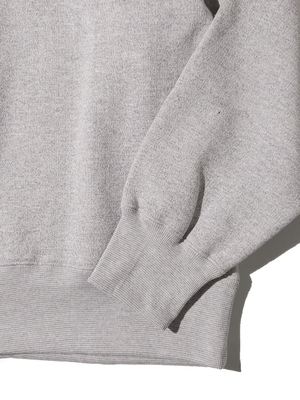 INTERIM(インテリム) HYPER BIG HALF ZIP COLLAR LOOP WHEEL SWEAT SHIRT