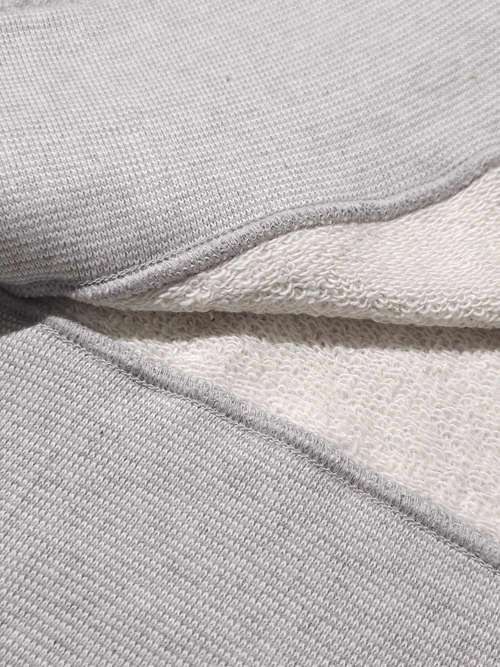 INTERIM(インテリム) HYPER BIG HALF ZIP COLLAR LOOP WHEEL SWEAT SHIRT