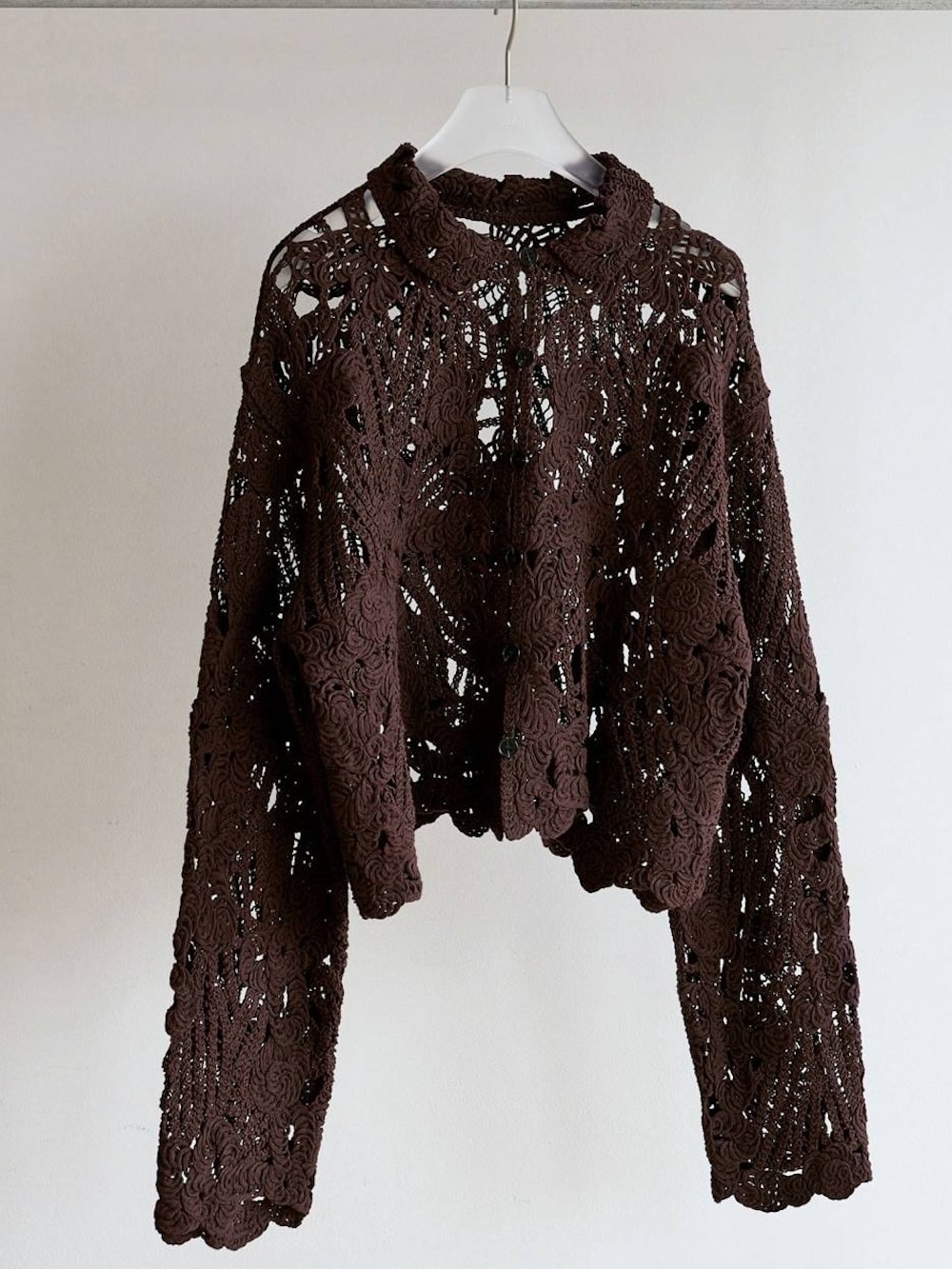【8/31まで】anuke Embroidery Over Shirtsブラウン anuke(アンヌーク) Embroidery Over Shirts - COLDBECK ONLINE（コール