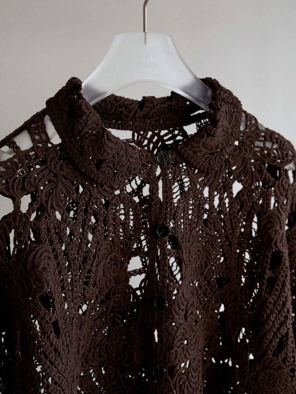 【8/31まで】anuke Embroidery Over Shirtsブラウン anuke(アンヌーク) Embroidery Over Shirts - COLDBECK ONLINE（コール