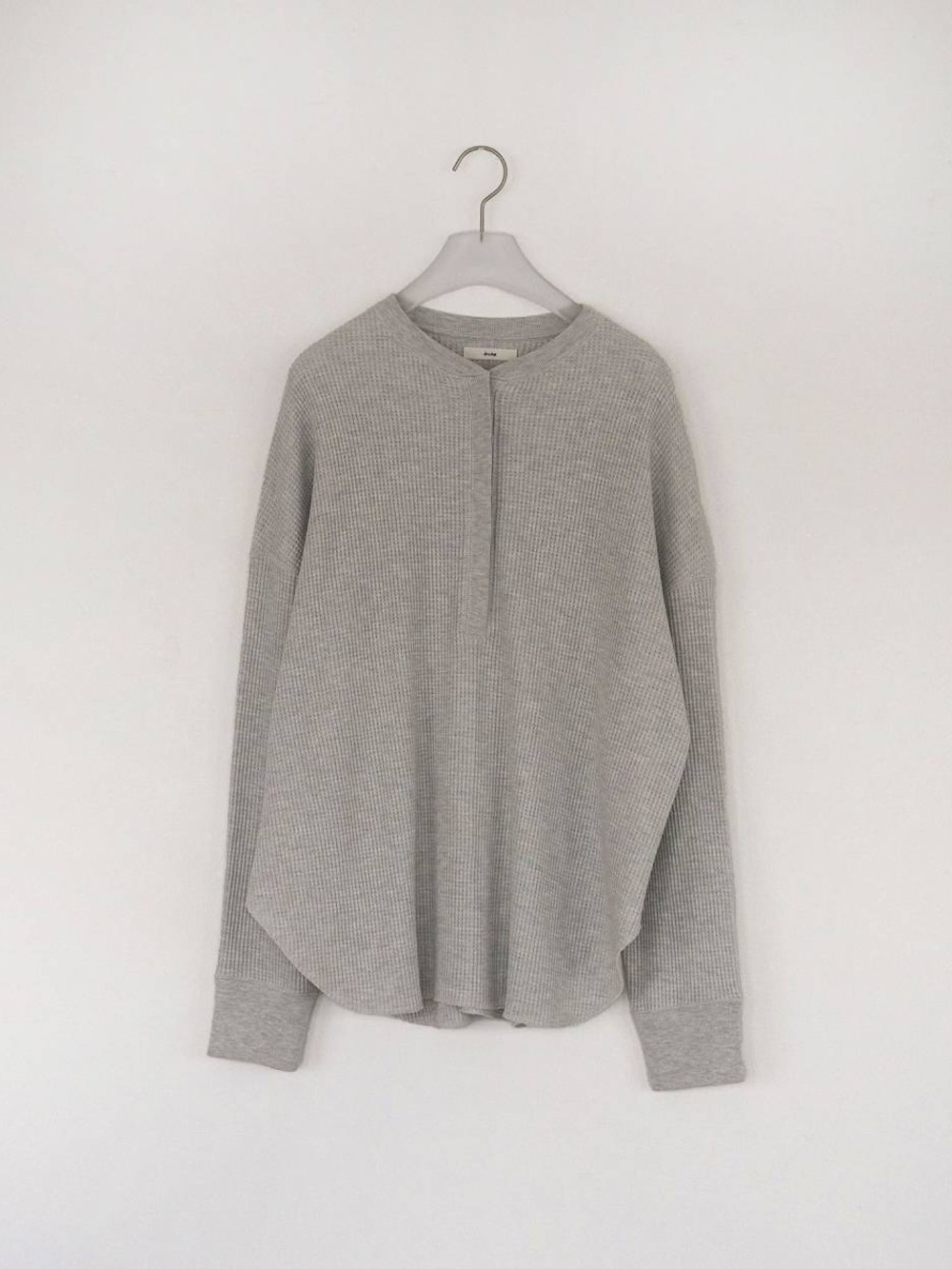 anuke(アンヌーク) Waffle Loose Henleytops - COLDBECK ONLINE