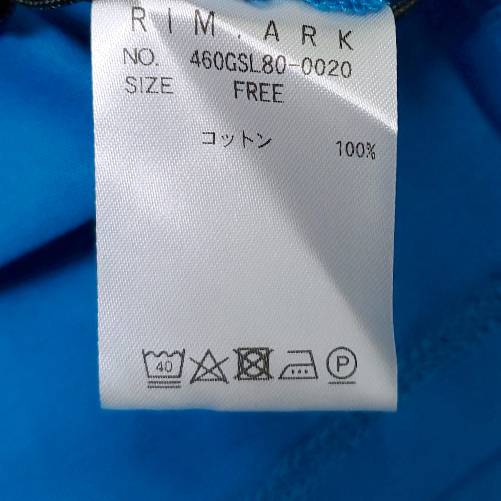 RIM.ARK(リムアーク) Curved line cotton tops